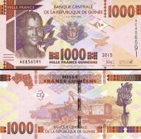 *1000 Frankov Guinea 2015-18, P48 UNC - Kliknutím na obrázok zatvorte -